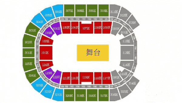 蔡依林2024佛山演唱会座位图