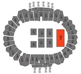 周杰伦2024广州演唱会座位图