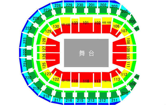 陈伟霆2024广州演唱会座位图