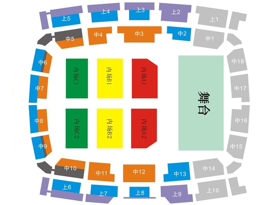 李荣浩2024无锡演唱会座位图