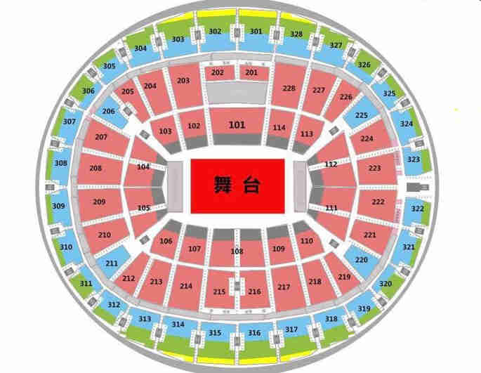 许巍2024苏州演唱会座位图